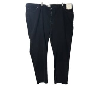 ABERCROMBIE & FITCH THE DAD HIGH RISE JEANS BLACK SIZE 37 / 24R NWT